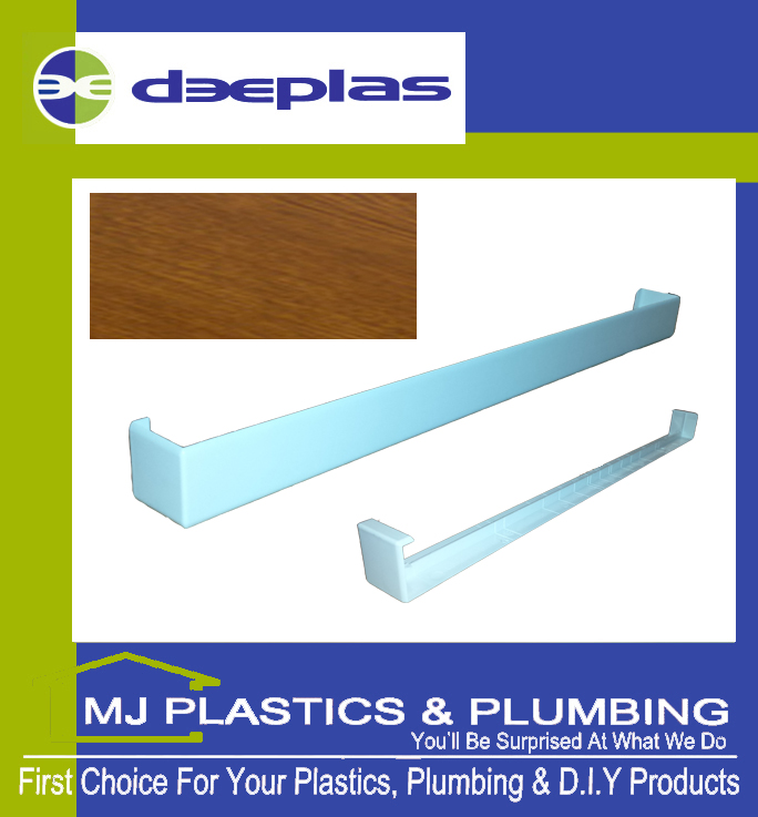Deeplas Fascia Joint Double Ended Square Edge 500mm - Golden Oak